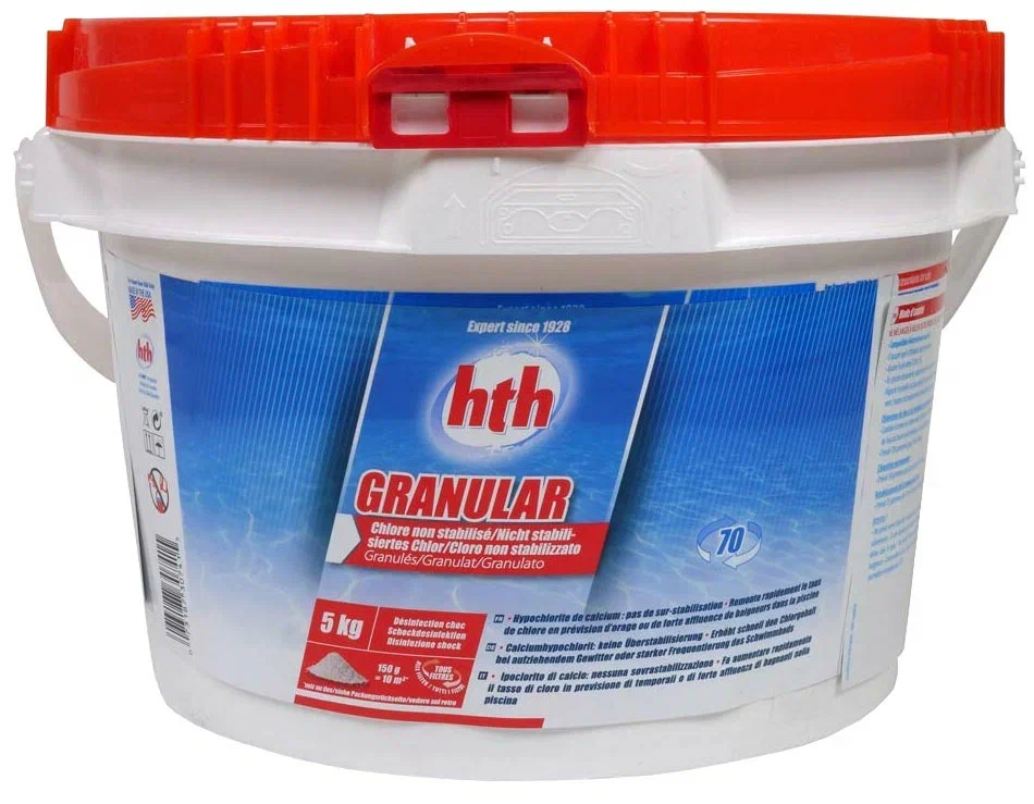 Гипохлорит кальция  5кг HTH GRANULAR хлор в гранулах (упак. 2шт.) (30741)