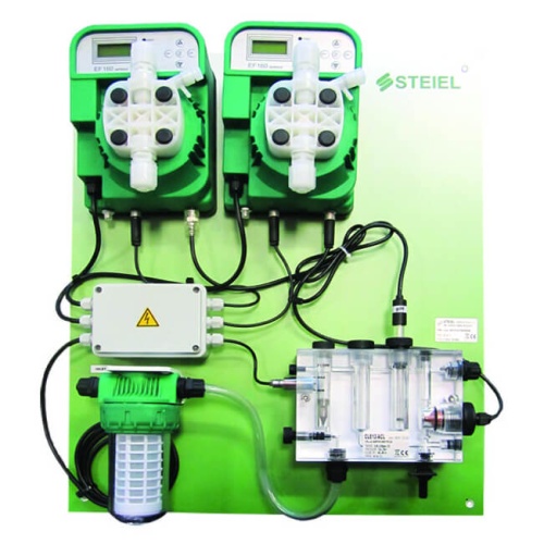 Контроллер Steiel PNL NOVA POOL NSP162pH+NSP163Cl pH/св. хл.+2э/м нас.10л/ч 800м3(9N0SC01C100C10010)