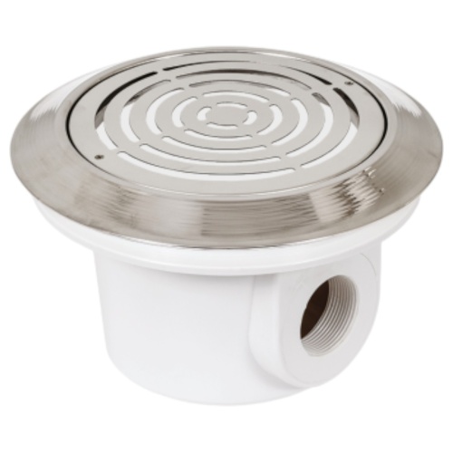 Донный слив Gemas 1 1/2" ВР решетка н/с (плитка) (04141T1SS)