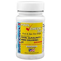 Тестовые полоски 3 в 1 Wateriga свободный хлор/рН/общая щелочность (50шт) (481335-BU)