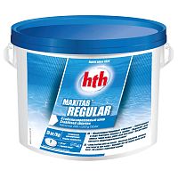 Хлор медленный стабилизированный  5кг HTH MAXITAB REGULAR таблетки 200гр. (упак. 4шт.) (C800503H8)